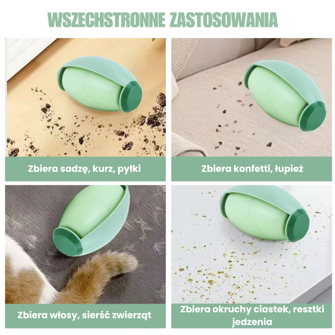 RolliClean® – Wielorazowy Wałek Czyszczący